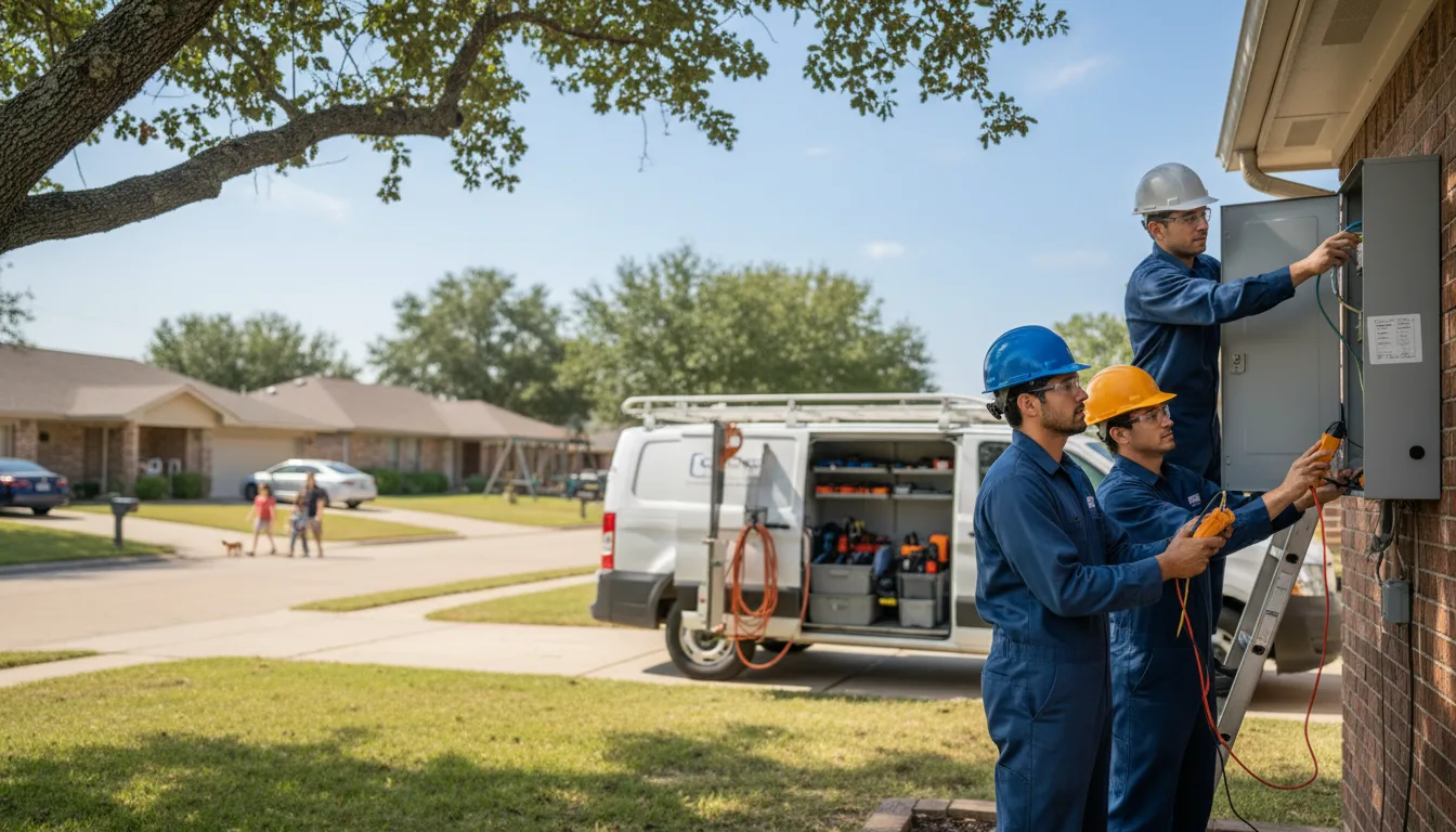 Certified electrician providing emergency electrical services in Auburn, IA